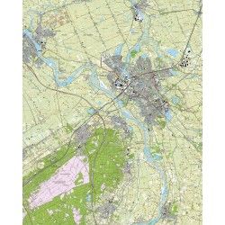 Topografische kaart schaal 1:25.000 (Zwolle, Kampen, Hattem, Wezep, Heerde, Wijhe)