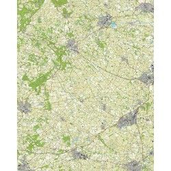 Topografische kaart schaal 1:25.000 (Neede, Borculo, Ruurlo, Groenlo, Lichtenvoorde, Zelhem)