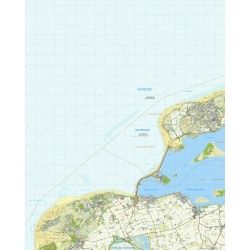 Topografische kaart schaal 1:25.000 (Ouddorp, Brouwershaven, Burg-Haamstede, Renesse)