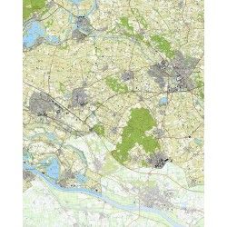 Topografische kaart schaal 1:25.000 (Doetinchem, Zevenaar, Didam, 's-Heerenberg, Zeddam)
