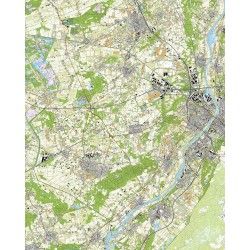 Topografische kaart schaal 1:25.000 (Horst, Venlo, Tegelen, Maasbree, Panningen, Reuver)