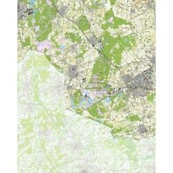 Topografische kaart schaal 1:25.000 (Leende, Maarheeze, Budel, Weert, Stramproy)