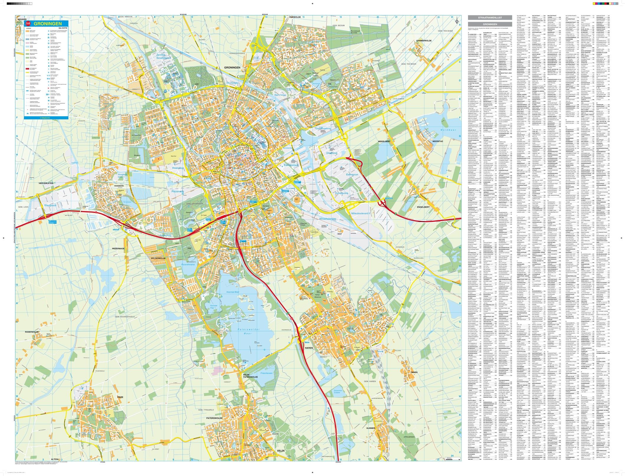 Stadsplattegrond Groningen