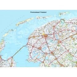 Provincie kaart Friesland 1:100.000