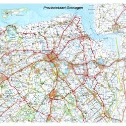 Provincie kaart Groningen 1:100.000