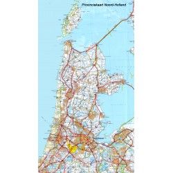 Provincie kaart Noord-Holland 1:100.000