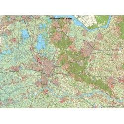 Provincie kaart Utrecht schaal 1:50.000