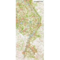 Topografische Provincie kaart Limburg 1:100.000