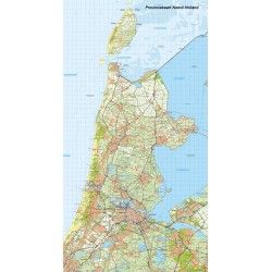 Topografische Provincie kaart Noord-Holland 1:100.000