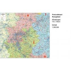 Postcodekaart Ruhrgebied