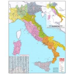 Postcodekaart Italië 1:1.000.000