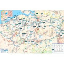 Waterwegen Belgie 1:250.000