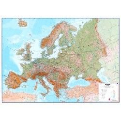 Europakaart A Natuurkundig