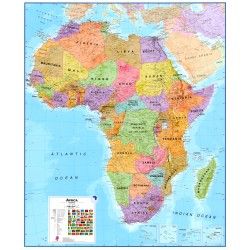 Continentkaart Afrika Maps International  1:8.000.000