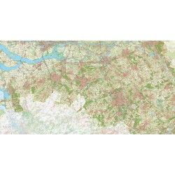 Digitale Provinciekaart Noord Brabant 1:50.000