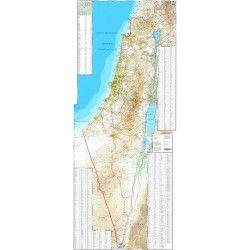 Landkaart Israel 1:250.000