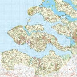 Digitale Provinciekaart Zeeland 1:50.000