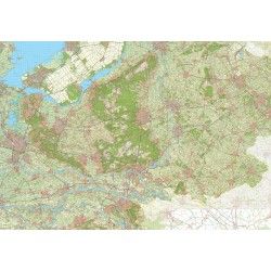 Digitale Provinciekaart Gelderland 1:50.000