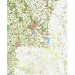 Topografische kaart schaal 1:50.000 (Ter Apel,Emmen,Coevorden,Hardenberg)