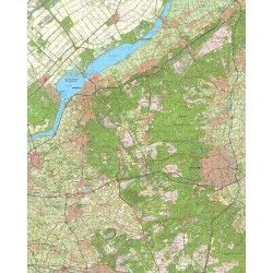 Topografische kaart schaal 1:50.000 (Harderwijk,Apeldoorn,Elburg,Barneveld)