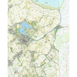 Topografische kaart schaal 1:25.000 (Scheemda, Winschoten, Nieuweschans, Blijham, Oude-Pekela)