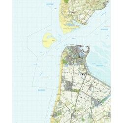 Topografische kaart schaal 1:25.000 (Texel, Den Helder, Julianadorp, Callantsoog, Anna Paulowna)