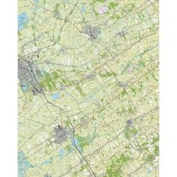 Topografische kaart schaal 1:25.000 (Heerenveen, Gorredijk, Noordwolde, Wolvega, Nieuwehorne)