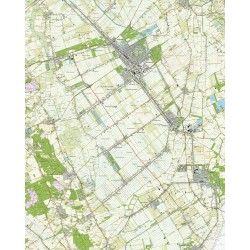 Topografische kaart schaal 1:25.000 (Stadskanaal, Nieuw-Buinen, Exloo, Odoorn, Ter Apel)