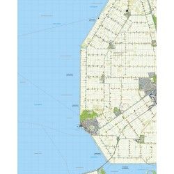 Topografische kaart schaal 1:25.000 (Urk, Emmeloord, Creil, Tollebeek, Nagele, Bant)